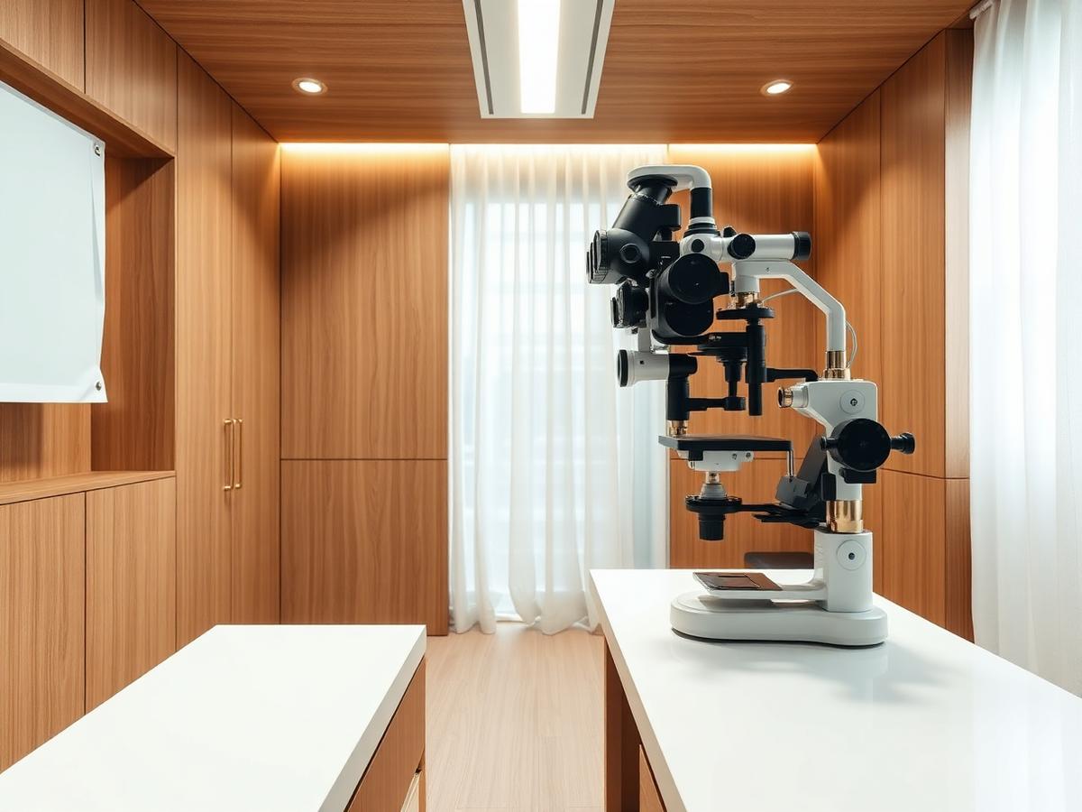 Pixel Optics examination room with modern diagnostic equipment